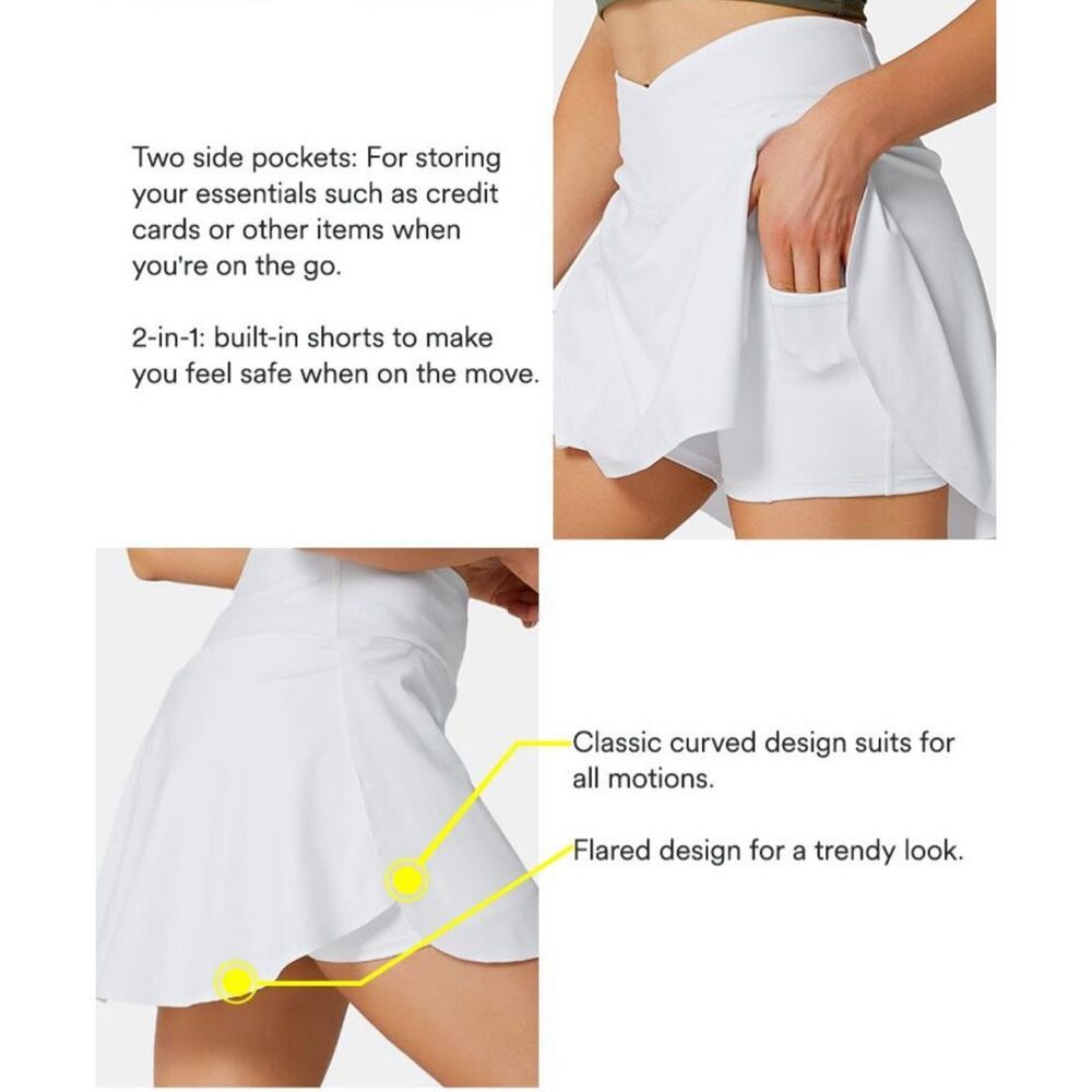 💕HALARA Women's Pink Skort - Picture 6 of 10